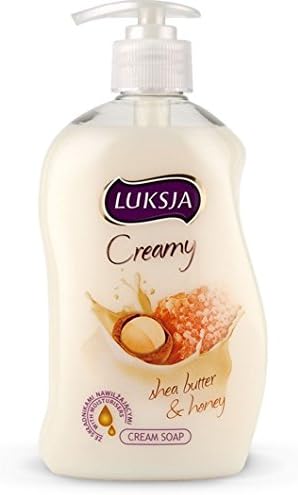 Luksja Creamy Liquid Soap Shea Butter &amp; Honey With Dispenser 450 Ml