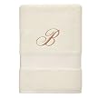 Fieldcrest Classic Monogrammed Bath Towel- Ivory(B)
