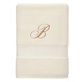 Review A Plus Marketing  / Fieldcrest™ Classic Monogrammed Bath Towel - Ivory (S)