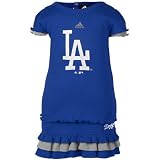 adidas L.A. Dodgers Toddler Girls Top & Skirt Set - Royal Blue (3T)