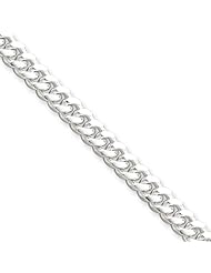 5mm, Sterling Silver, Domed Curb Chain, 16 inch