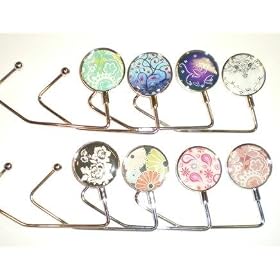 Buy 8 Pack Purse Hook Sampler by SilverHooks.com