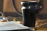 Ceramic Coffee Travel Mugs - Black Ceramic Mug