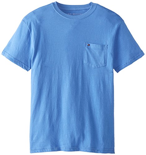 Tommy Hilfiger Big Boys' Eudora Tee, Bright Blue, Medium