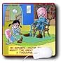 Londons Times Funny Medicine Cartoons - Grandpa Prozac And The Great Depression - Mouse Pads