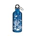 Green Bottle TGB009 20-Ounce Reusable Stainless Steel Water Bottle with Screw Top, Blue Blossoms