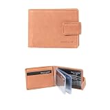 Saddler Leather East West Tabbed Credit Card Holder
