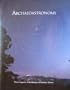 Archaeoastronomy: Skywatching in the Native American Southwest (Plateau (Flagstaff, Ariz. : 1939), Vol. 63, No. 2,)