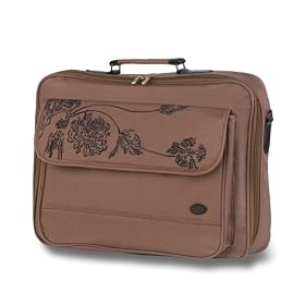 Oliepops Brown & Black Limited Edition laptop Case (Embroidery Range) Fits 15.4 & 17 inch