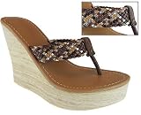 MULTI BRAID STRAP WEDGE