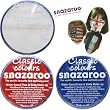 (4th of July USA 3 color face paint set) Snazaroo Face Painting Compacts 1 RED, 1 WHITE and 1 BLUE (Large 18ml containers) Celebrate 1000 faces