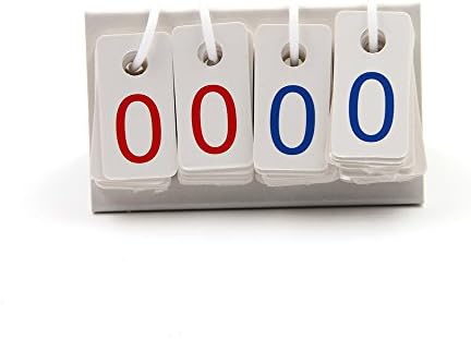 AmazingsportsTM Mini Basketball Scoreboards Portable Baseball Scoreboard with Four Filmed Blank Cards for Erasable Hand Writing