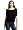 Diesel Women's Famps Scoop Neck Top, Black, X-Small