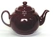 Teapot 4 Cup Capacity in Betty Style-burgundy Color