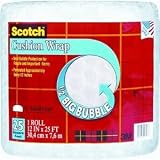 Scotch Cushion Wrap, 12 Inches x 25 Feet, 1/2-Inch Bubble (BB7912-25)