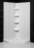 DreamLine NEO 38 x 38 Shower Base and Backwall Kit