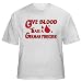 Give Blood Tease a German Pinscher Youth T-Shirt (for Kids) Various Colors Available