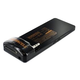 Duracell PowerFM FM Transmitter, Extended Battery, and Silicone Case for iPod nano 1G