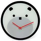 UPC 731742141439 product image for Infinity Instruments 14143 Bearly Time 12-Inch Glass Wall Clock | upcitemdb.com