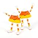 Bendable Candy Corns: 12 Stripey Halloween Figures - 3 inches tall_s-1