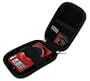 rooCASE Med Nylon Hard Shell (Black) Case for Panasonic Lumix DMC-ZR3 14.1MP Digital Camera Red