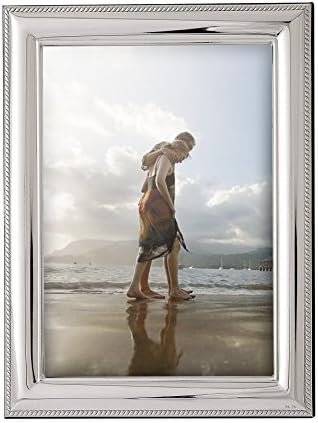 SILVERO Silver 925 Sterling Overlay Nautical 8x10 Frame