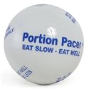Omega Paw - Portion Pacer - Prevents Dogs Gulping Food - Eat Slow!  Eat Well! - Large - Porcelain