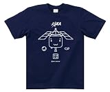 小惑星探査機 はやぶさくん Tシャツ メンズ 黒 白 紺 赤