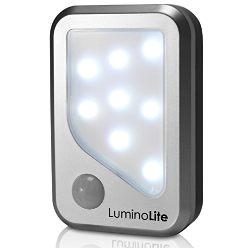 Luminolite battery-powered motion sensor nightlight - stick-anywh…