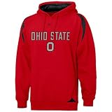 Ohio State Buckeyes NCAA Youth Pass Rush Hoody Sweatshirt by Nike (Red)