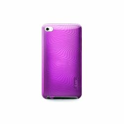 iLuviCC616PNKFlexi-Metallic(TPU)Casewith3DPatternforiPodtouch4G(Pink)