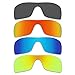 4 Pair Replacement Polarized Lenses for Oakley Batwolf Sunglasses Pack P29
