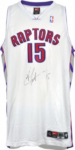 Vince Carter Autographed Jersey | Details: Toronto Raptors, Pro-Cut, Home