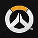 JINX Overwatch Men's Logo Pullover Hoodie, Black, Medium