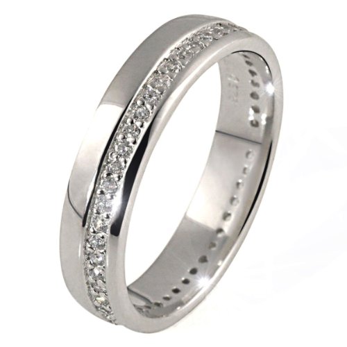 Goldmaid Damen-Ring 925 Sterlingsilber Memoire 50 Zirkonia Gr. 52 Me R3480S52 Preisvergleich
