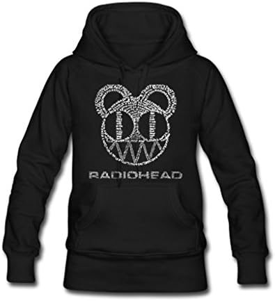 Peacock Custom Mens radio-head Classic Pullover Hoodie Black