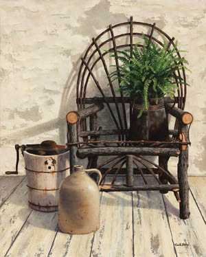 Cecile Baird Cecile Baird Bentwood Chair Jug 20x24
