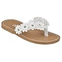 Toddler Girls' Circo&reg; Dasha Flower Thong - White