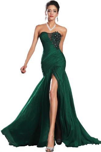 eDressit 2013 New Green High Split Strapless Evening Dress (00134604)