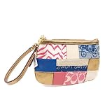 (コーチ) COACH コーチ 財布 パッチワーク ラージ フラット リスレット F45653 マルチ アウトレット