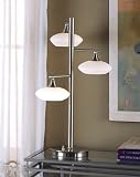 Anthony M1356 - Chrome Triple Light Table Lamp