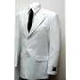 Brand New Men's Three Button Single Breasted White Business Dress Suit