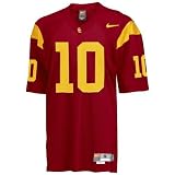 Nike USC Trojans #10 Cardinal Tackle Twill Football Jersey