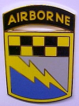 525th Battlefield Surveillance Brigade with Airborne Tab CSIB - Combat Service Identification Badge