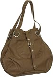 Oversized ''Tula'' Tote - Taupe