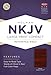NKJV Large Print Compact Reference Bible, Brown LeatherTouch