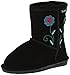 BEARPAW Buttercup Toddler Boot (Toddler/Little Kid),Black,12 M US Little Kid