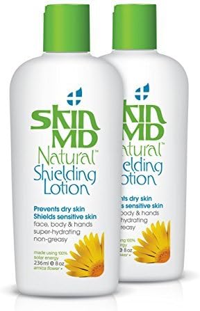 Limited Time Offer 20% off on Skin MD Natural Shielding Lotion for Face, Body &amp; Hands 8oz -2 Pack - Helps with Eczema &amp; Psoriasis! The natural dry skin remedy to the things that dry your skin.... by Skin MD Natural Shielding Lotion