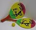 Beachball SET Holz, Strandspiel, 2 Schläger, Ball, Beach Ball Set (LHS)