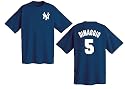 Joe Dimaggio New York Yankees MLB Throwback 2 Sided Short Sleeve Tee Shirt By Majestic